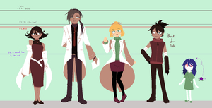 artist:nights character:anise character:diana character:five character:reed character:zachery // 3141x1601 // 99.2KB