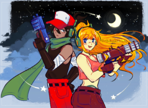 Cave_Story alternate_appearance artist:xLuDrawsx character:aria character:reed crossover
